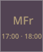 MFr 17:00 · 18:00